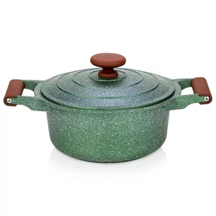 Nava Garnek Granitowy Z Pokrywką Omega 24 Cm 4,4 L - Garnki - miniaturka - grafika 1
