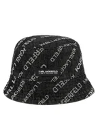 Czapki dla dzieci - KARL LAGERFELD Kapelusz Z30399 Czarny - miniaturka - grafika 1