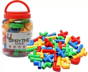 Sprytne Klocki. Klocki Konstrukcyjne Tubes 40 Elementów Toys4Edu - Klocki - miniaturka - grafika 1