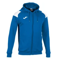 Bluzy męskie - Dziecięca Bluza Z Kapturem JOMA CREW III 101271.702 Niebiesko-Biała 118-128 - miniaturka - grafika 1