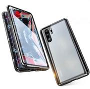 Etui i futerały do telefonów - Etui 360 Full Glass Magnetic Huawei P30 Pro Czarny - miniaturka - grafika 1