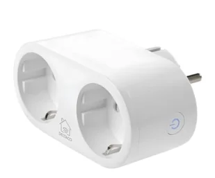 Deltaco Inteligentne gniazdko podwójne SH-P02E WiFi - Systemy inteligentnych domów - miniaturka - grafika 1