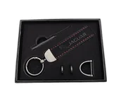 Akcesoria motoryzacyjne - JAGUAR BRELOK samochodowy JAGUAR BRELOCZEK do kluczy SMYCZKA JAGUAR + pudełko na prezent - miniaturka - grafika 1