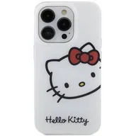 Etui i futerały do telefonów - Obudowa dla telefonów komórkowych Hello Kitty IML Head na Apple iPhone 13 Pro (HKHCP13LHCKHST) Biały - miniaturka - grafika 1