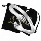 Pierścionki - Pierścionek Srebrny Srebro 925 Damski Dłonie Prezent Manufaktura - miniaturka - grafika 1