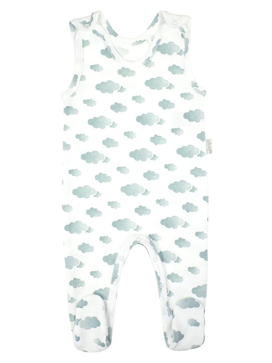 Chłopięcy Śpioch bawełniany Chmurka biały, Nicol,r.74