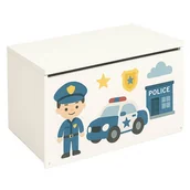 Zestawy mebli dla dzieci - Pudełko na zabawki - mały policjant - miniaturka - grafika 1