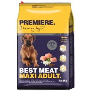 PREMIERE Best Meat Maxi Adult 12,5 kg - Sucha karma dla psów PREMIERE Best Meat Maxi Adult 12,5 kg - Sucha karma dla psów - miniaturka - grafika 1