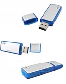 Podsłuchy - Dyktafon Podsłuch Szpiegowski Pluskwa Pendrive 4Gb - miniaturka - grafika 1