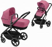 Wózki dziecięce - Cybex BALIOS S 2w1 BLK Magnolia Pink - miniaturka - grafika 1