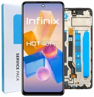 Części serwisowe do telefonów - ORYGINAŁ WYŚWIETLACZ EKRAN LCD DOTYK DO INFINIX HOT 40 PRO RAMKA X6837 - miniaturka - grafika 1