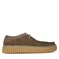 Półbuty męskie - Półbuty Clarks Torhill Low 26180905 Zielony - miniaturka - grafika 1