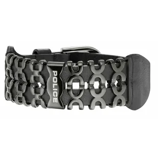 Bransoletka Męska Police PJ26145BLB.02 Skórzany 19 cm - Bransolety męskie - miniaturka - grafika 1