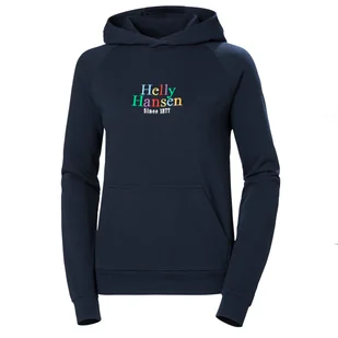 Damska Bluza HELLY HANSEN W CORE GRAPHIC HOODIE 54239_597 – Granatowy - Bluzy damskie - miniaturka - grafika 1