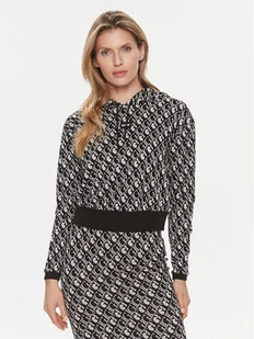 Guess Bluza Gl Logo V4RQ13 KC2X2 Czarny Regular Fit - Bluzy damskie - miniaturka - grafika 1