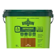 Farby i impregnaty do drewna - Impregnat do drewna ogrodowy 9 l Złoty dąb Vidaron 5903973206774 - miniaturka - grafika 1