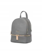 Plecaki - Mini Plecak Damski PUCCINI Szary Mały Plecaczek Dwie Komory BML036P-4 - Empik - miniaturka - grafika 1