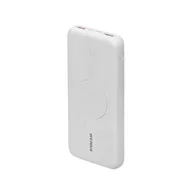 Powerbanki - RIVACASE POWERBANK 10.000 MAH USB-C 20W + QI 10W, 1X WE/WY USB-C 20W, 2X USB-A QC18W, WEJŚCIE MICRO-USB,INDUKCJA QI 10W,BIAŁY - miniaturka - grafika 1