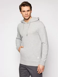 Jack&Jones Bluza JJJebasic Sweat Hood Noos 12182537 Szary Regular Fit - Bluzy męskie - miniaturka - grafika 1