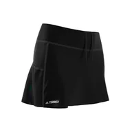 Spódnice - Spódnica damska adidas  W Agravic Skort BLACK/WHITE 36, czerń i biel - miniaturka - grafika 1