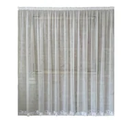 Firany - Firana gotowa 300x230 balkon, gipiura kwiatek 8 cm - miniaturka - grafika 1