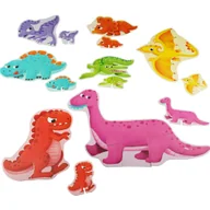 Puzzle - Puzzle dla dzieci 7w1 Dinozaury układanka - miniaturka - grafika 1