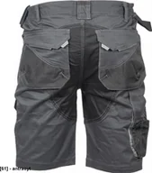 Odzież robocza - CERVA DAYBORO szorty - męskie spodnie robocze, odblaskowe elementy, 100 % TRIFIBETEX - antracyt 60 - miniaturka - grafika 1