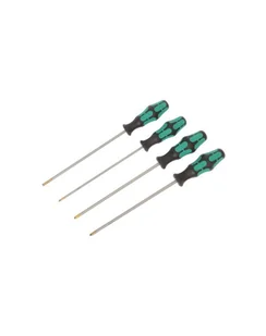 Wera 335/350/355/4 Zestaw wkrętaków Kraftform Plus long (5347736002) - Akcesoria do elektronarzędzi - miniaturka - grafika 1