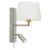 Lampy ścienne - Kinkiet COMO Srebrny 108596  – Markslojd - miniaturka - grafika 1