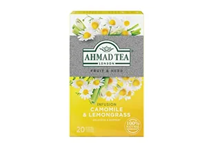Ahmad Tea Rumianek i trawa cytrynowa herbata z naparem owocowym i ziołowym - 20 saszetek do herbaty - Herbata - miniaturka - grafika 1