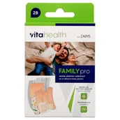 Apteczki i materiały opatrunkowe - Plastry FAMILYpro - zestaw plastrów rodzinnych vitahealth (Zarys) - miniaturka - grafika 1