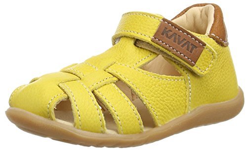 Kavat Unisex Baby Rullsand Ep buty do nauki chodzenia, żółty - żółty 30-26 EU