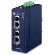 Routery - PLANET IPOE-270 łącza sieciowe Obsługa PoE Niebieski - miniaturka - grafika 1