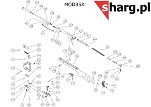 Śruba kontrująca mocująca osadę do Hatsan MOD 55S-155, Dominator 200, Proxima (774) - Osprzęt do wiatrówek - miniaturka - grafika 6