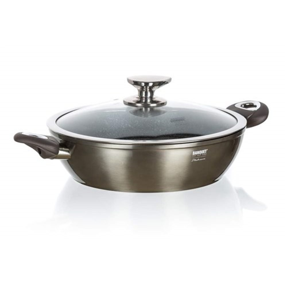 Banquet Patelnia Paella METALIC PLATINUM 28