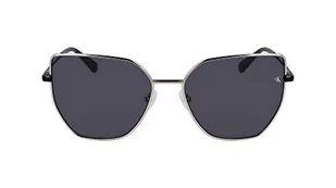 Calvin Klein Damskie okulary przeciwsłoneczne CKJ23202S, złote/czarne, jeden rozmiar, Złoty/Czarny, Rozmiar uniwersalny - Okulary przeciwsłoneczne - miniaturka - grafika 1