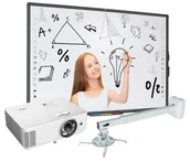 Tablice interaktywne - Zestaw interaktywny Avtek TT-BOARD 80 + Vivitek DX335ST + uchwyt ścienny - miniaturka - grafika 1