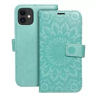 Etui i futerały do telefonów - OEM Kabura MEZZO Book do iPhone 11 mandala zielony - miniaturka - grafika 1