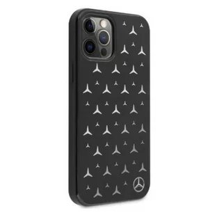 Mercedes MEHCP12LESPBK iPhone 12 Pro Max 6,7" czarny/black hardcase Silver Stars Pattern - Etui i futerały do telefonów - miniaturka - grafika 4