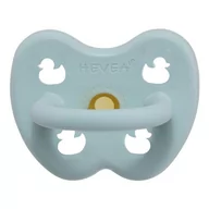 Smoczki uspokajające - Hevea Baby Blue Kwiatki - 0-3 msc - Anatomiczny Smoczek Kauczukowy - Orthodontic - Niebieski - Hevea 213411 - miniaturka - grafika 1
