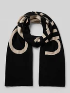 Apaszki i szaliki damskie - Szal z nadrukiem z logo - miniaturka - grafika 1