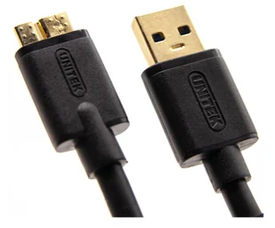 Unitek USB Typu A - Micro USB 3.0 Typu B 2m czarny - Kable komputerowe i do monitorów - miniaturka - grafika 1