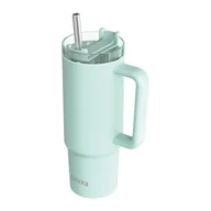 Kubki termiczne - Kubek Termiczny ze Słomką Quokka, Stalowy, na Herbatę, Kawę, Podróż, 950ml - miniaturka - grafika 1