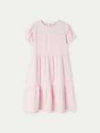 Sukienki i spódniczki dla dziewczynek - NAME IT Sukienka letnia 13240414 Różowy Regular Fit - miniaturka - grafika 1