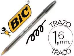 BIC ball point Pen Cristal large, z nasadką ochronną, 1,6 MM, pudełka po 50 sztuk, czarny 880648 - Notesy i bloczki - miniaturka - grafika 2