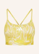 Biustonosze - Adidas Biustonosz Sportowy Aeroreact Training gelb - miniaturka - grafika 1