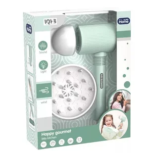 Zabawka z suszarką do włosów z efektami dźwiękowymi i powietrznymi - Zabawy w naśladowanie dorosłych - miniaturka - grafika 1