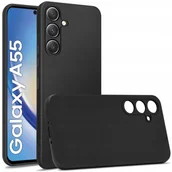 Etui i futerały do telefonów - Etui do Samsung Galaxy A55 | A55 5G CASE SOFT MATT PLECKI + SZKŁO 9H - miniaturka - grafika 1