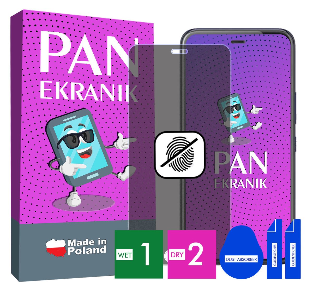 FOLIA 5D PRYWATYZUJĄCA MATOWA DO HTC U11 LIFE CAŁY EKRAN ORYGINALNA