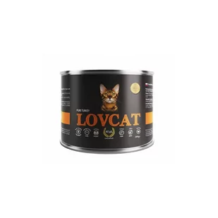 Lovcat Pure Turkey puszka 400g - Mokra karma dla kotów Lovcat Pure Turkey puszka 400g - Mokra karma dla kotów - miniaturka - grafika 1